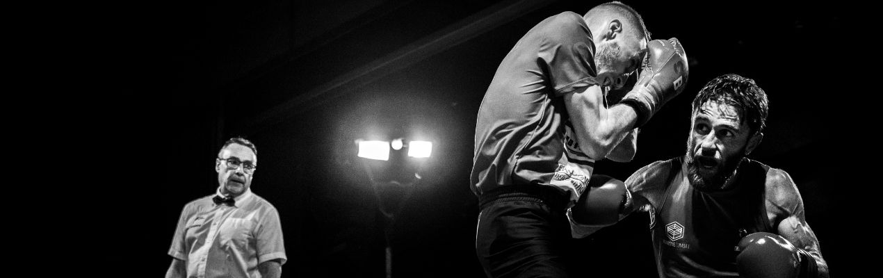 Jonathan Garel combattant pour le titre de champion du monde