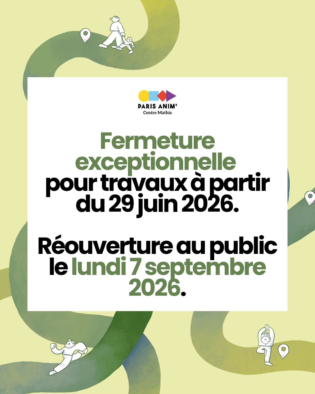 Fermeture exceptionnelle Fermeture exceptionnelle