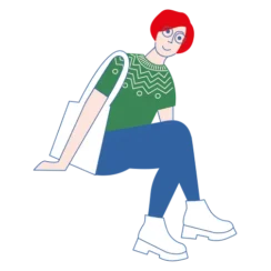 Femme assise