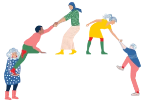 Illustration entraide