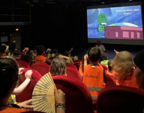 Projection et médiation jeune public Crok Ciné à LL